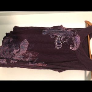 Express purple tank top